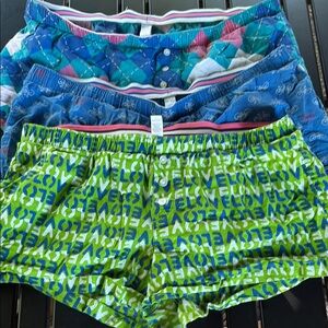 Old Navy Green and Blue Patterned Boxers